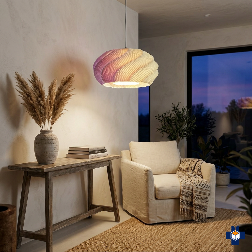 OFELIA pendant in a living room