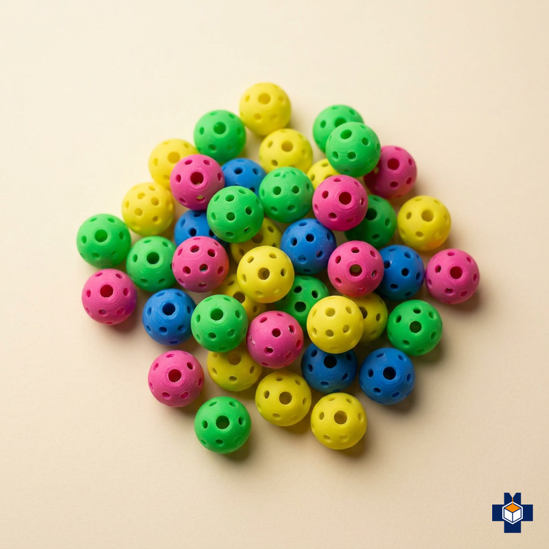 PICKLETS pickleball charm beads, main view