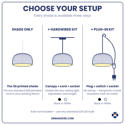 SEAMLESS pendant setup options