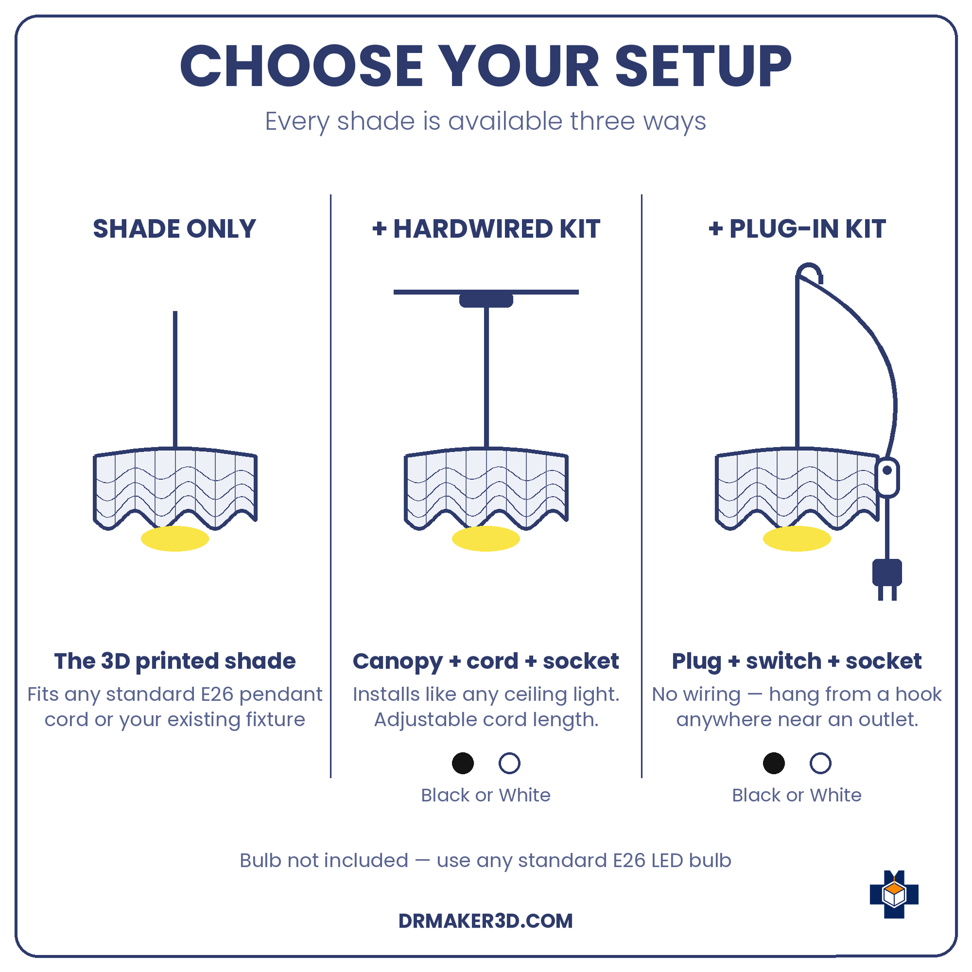 SINE pendant setup options