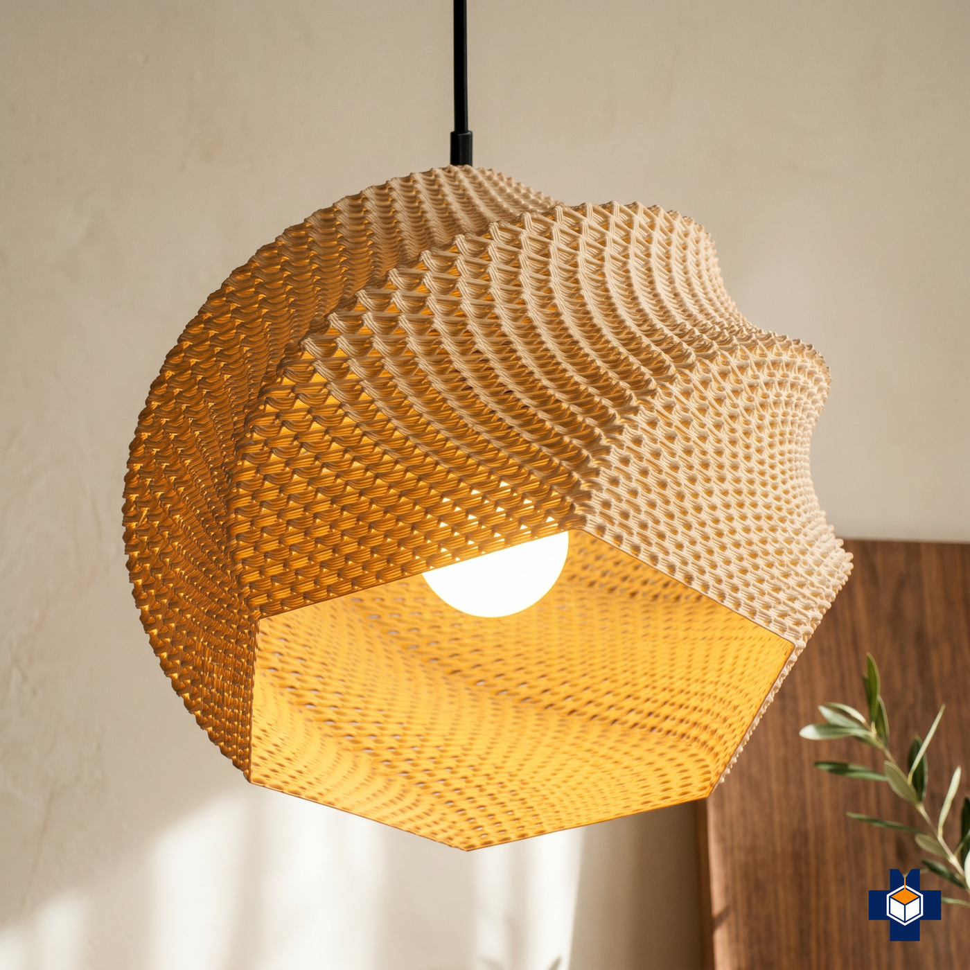 SOFIA geometric pendant light, main view