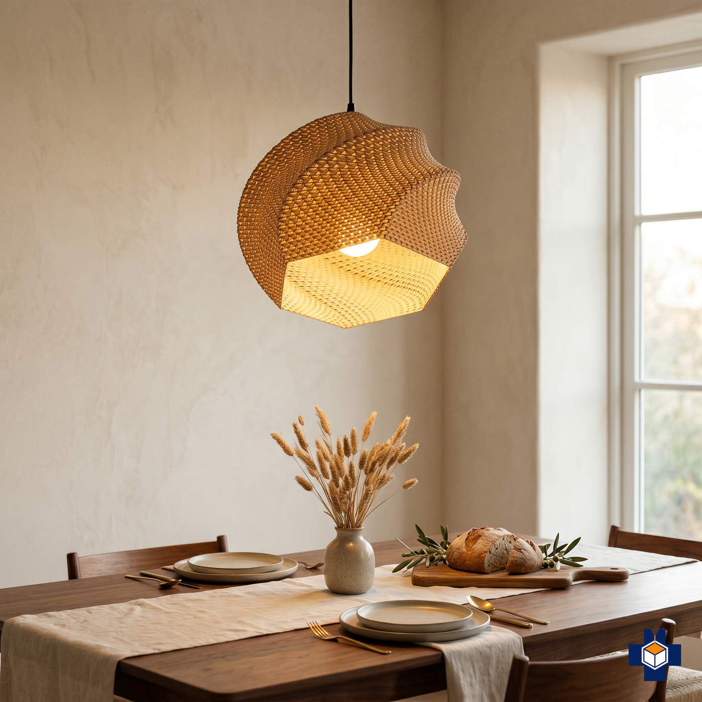 SOFIA pendant over a dining table