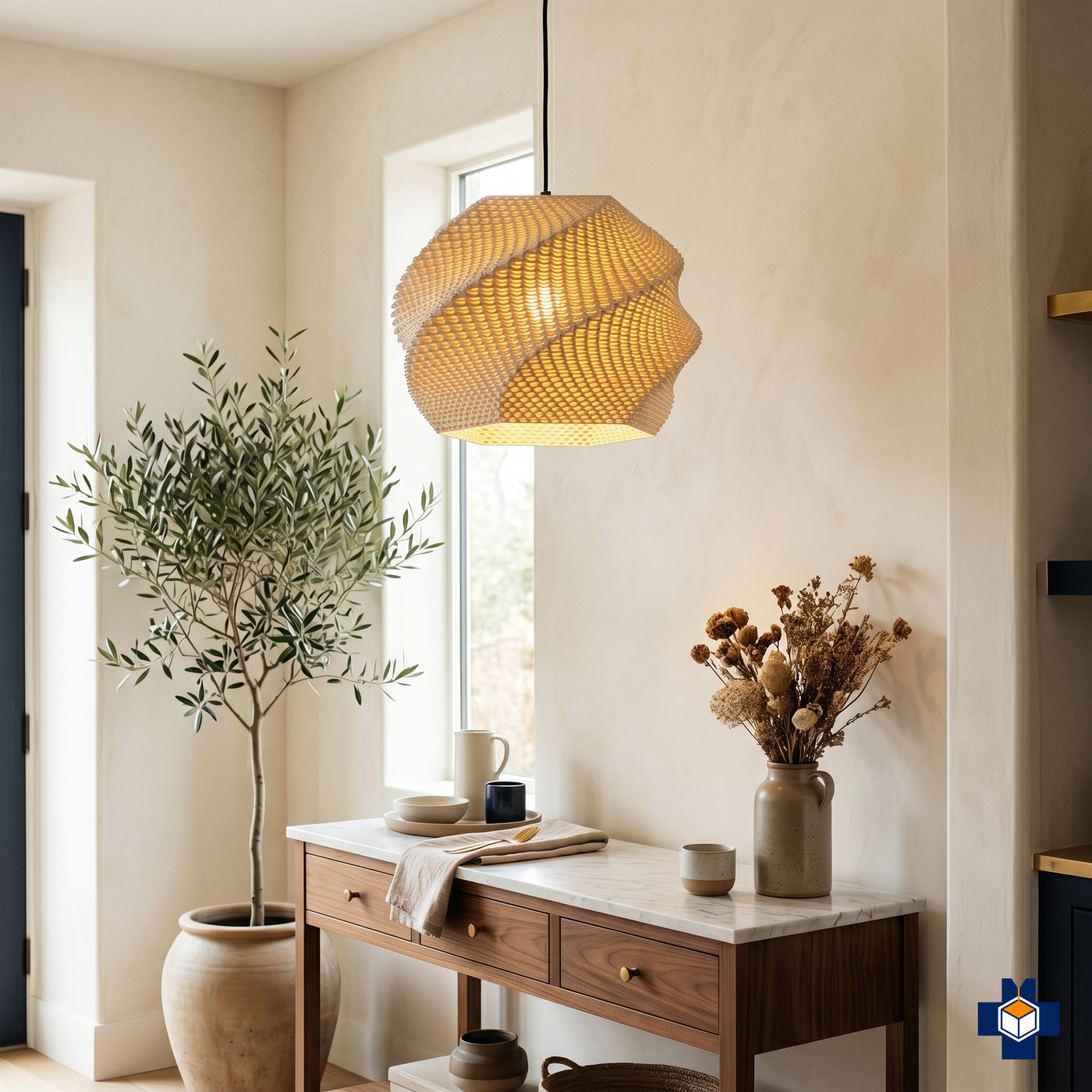 SOFIA pendant in a bright room