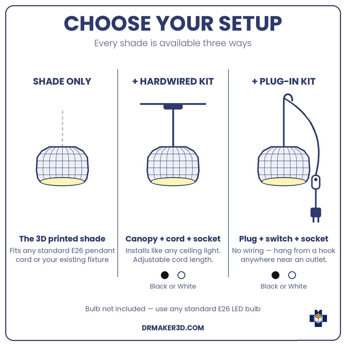SOFIA pendant setup options
