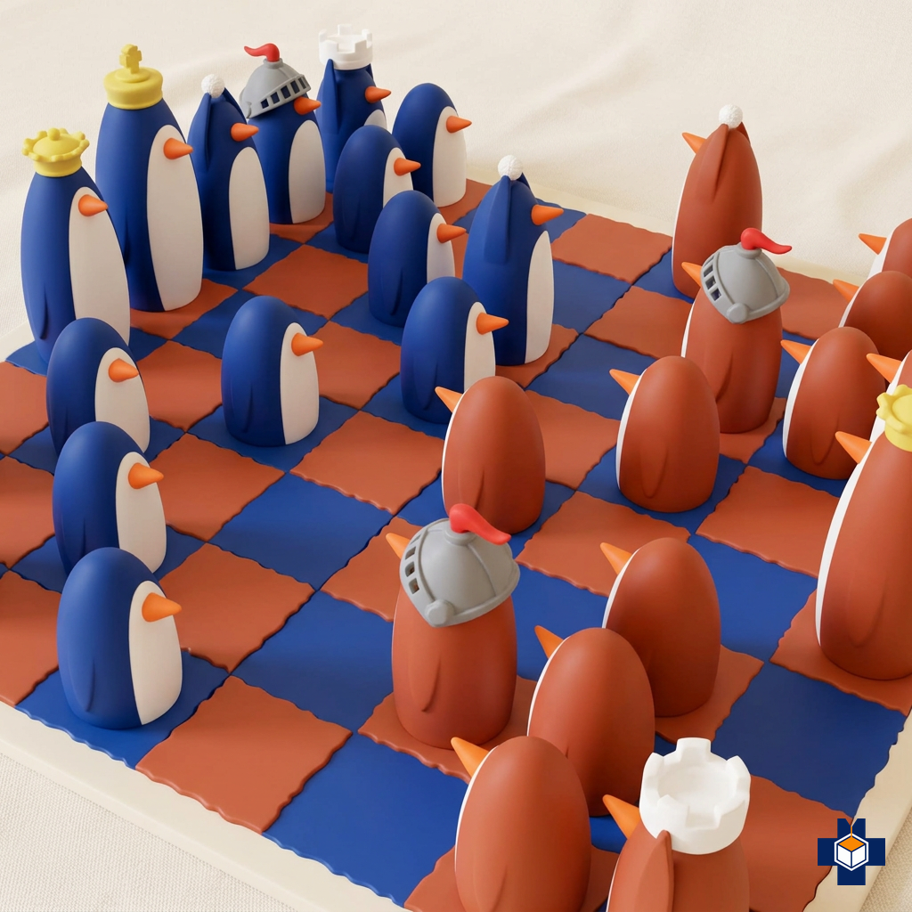TUXEDO chess set color options