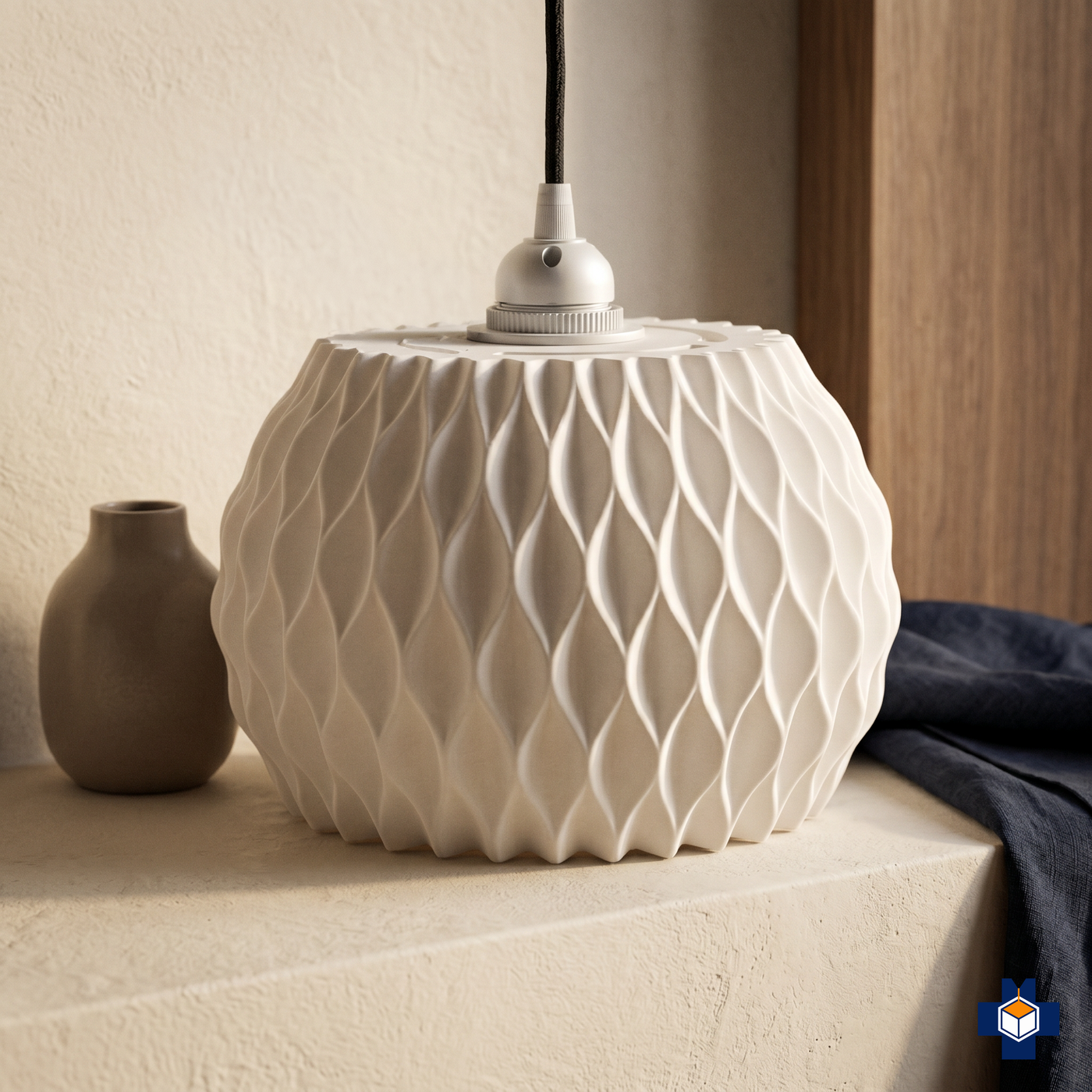 WAVY pendant sculptural form