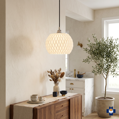 WAVY pendant in a bright room