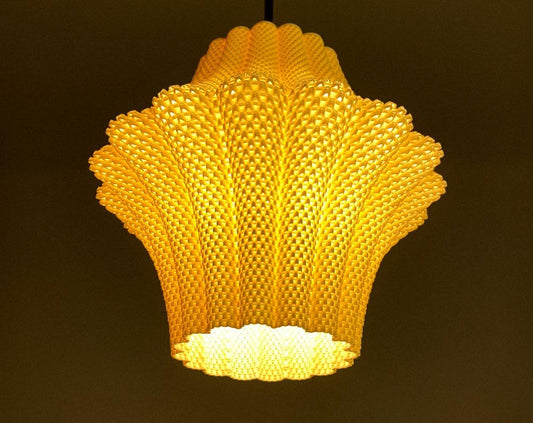 Ceiling Light, Hanging Light, Chandelier, Pendant Lamp, Vintage Lamp, Mid Century Modern, Boho, Statement, Lampshade, Shade