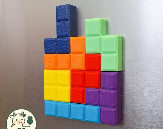 Tetris Retro Magnets, Video Game, Fridge Magnets, Nintendo Gift, Custom Whiteboard Magnet, Dishwasher Magnet