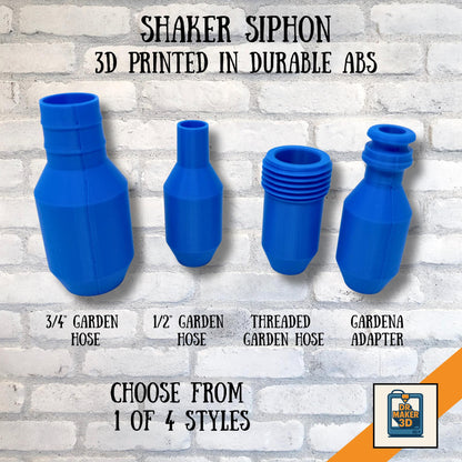 HYDRIP | 3D Printed Siphon Water Transfer Pump, Easy Aquarium Rain Barrel Siphon, Garden Gift