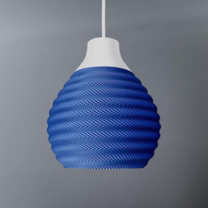 CORA | 3D Printed Woven Teardrop Pendant Light, Retro Boho Hanging Lamp Shade, Ceiling Light