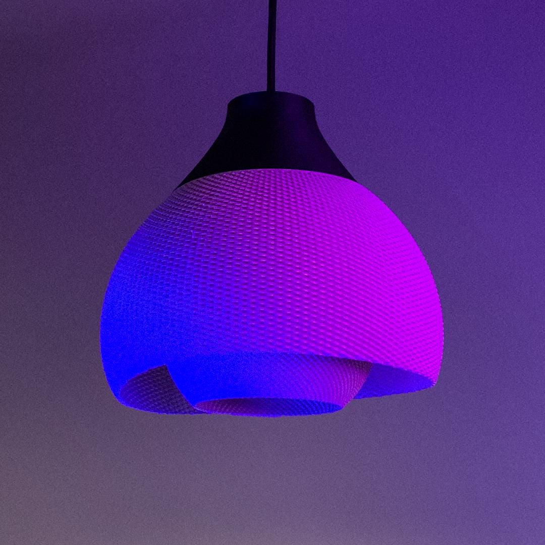 FIORE | Custom Pendant Light - Mid Century Modern Boho Lampshade, Choice of Color