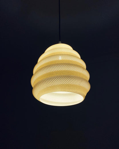 TORO | 3D Printed Chandelier Pendant Light, Large Boho Hanging Lamp Shade, Dining Room Ceiling Light