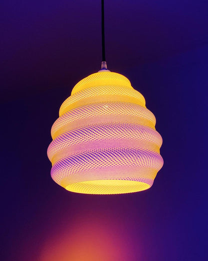 TORO | 3D Printed Chandelier Pendant Light, Large Boho Hanging Lamp Shade, Dining Room Ceiling Light