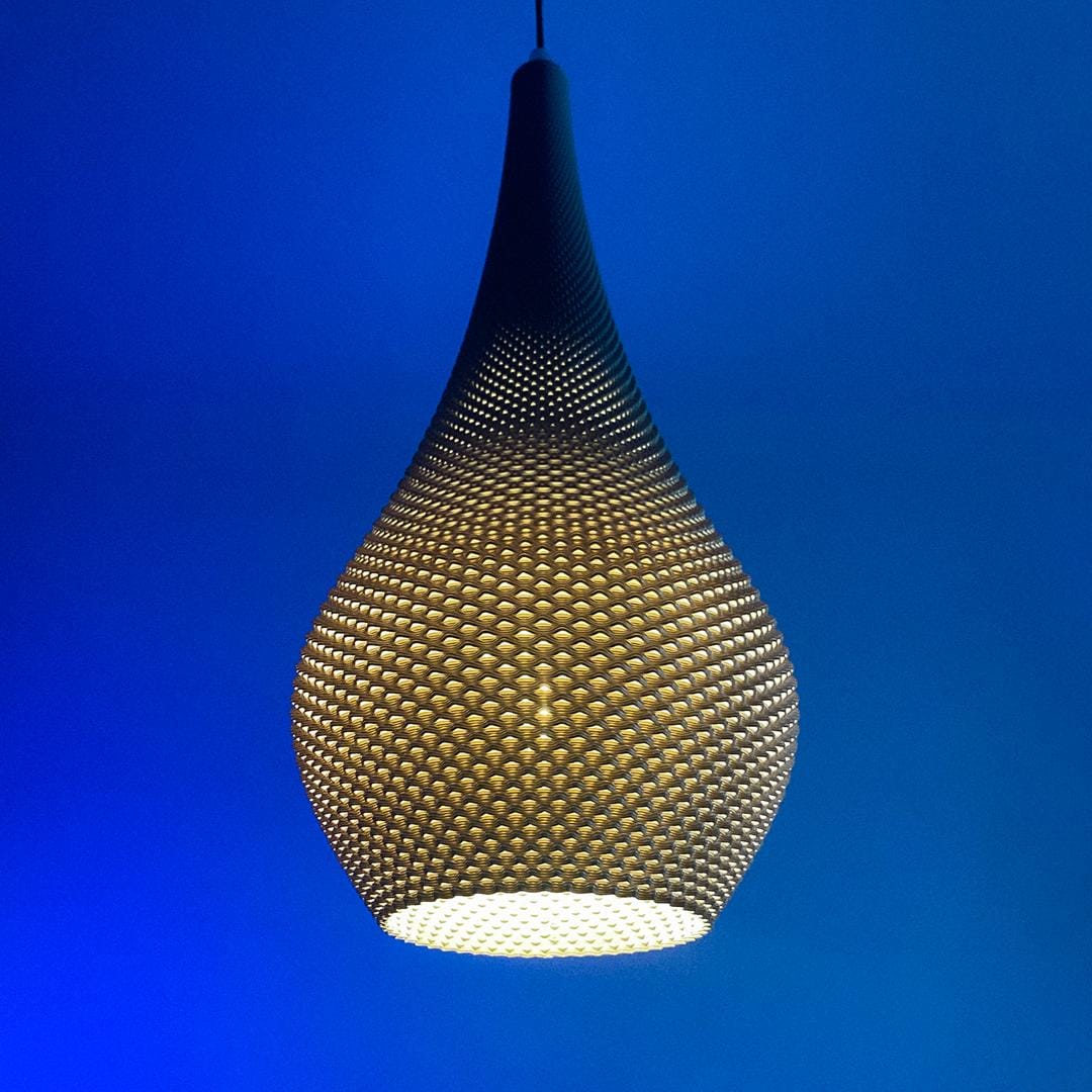 TIARA | 3D Printed Tiered Pendant Light, Geometric Boho Hanging Lamp Shade, Bedroom Ceiling Light