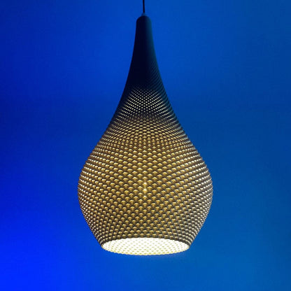 TIARA | 3D Printed Tiered Pendant Light, Geometric Boho Hanging Lamp Shade, Bedroom Ceiling Light