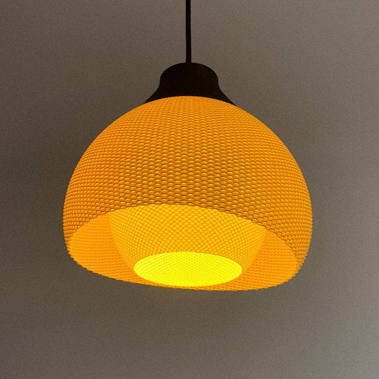 FIORE | Custom Pendant Light - Mid Century Modern Boho Lampshade, Choice of Color