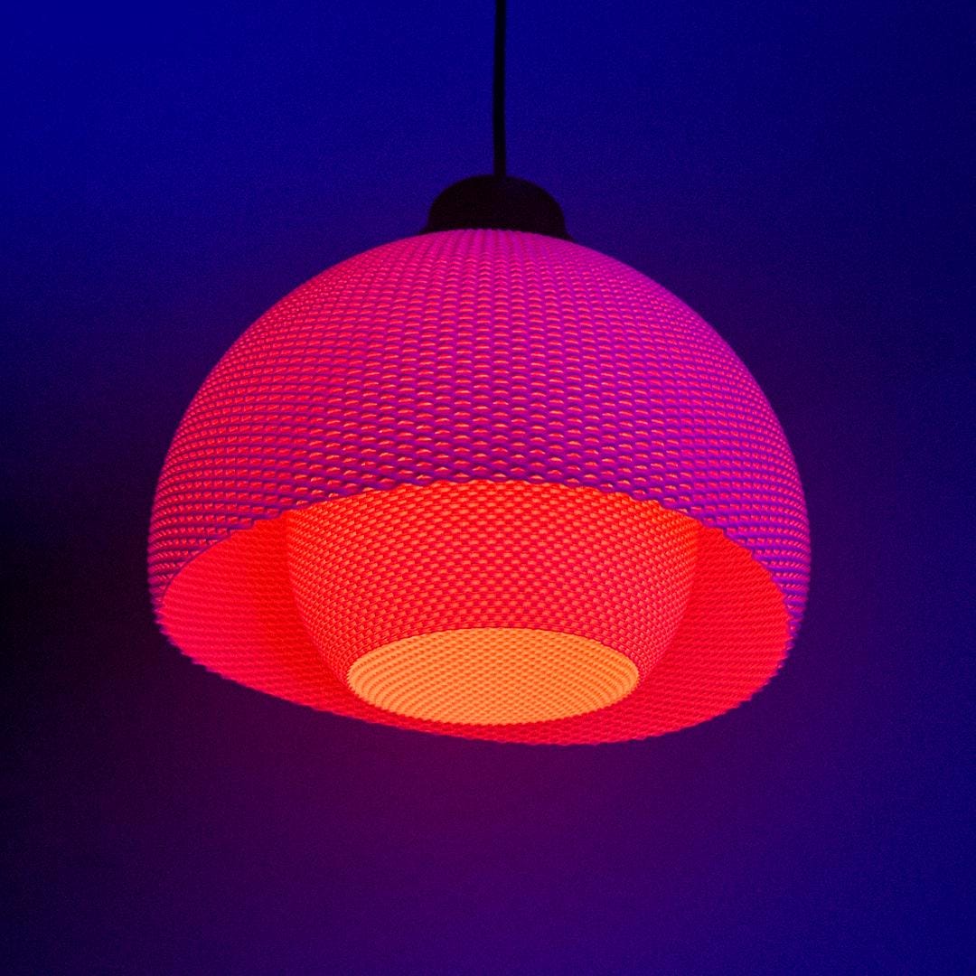 FIORE | Custom Pendant Light - Mid Century Modern Boho Lampshade, Choice of Color