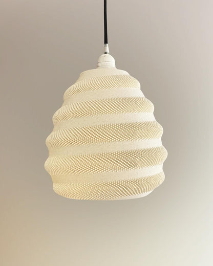 TORO | 3D Printed Chandelier Pendant Light, Large Boho Hanging Lamp Shade, Dining Room Ceiling Light