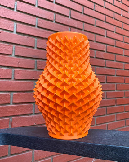 SPIKY | 3D Printed Spike Vase, Modern Geometric Vase for Dried Flowers, Housewarming Gift