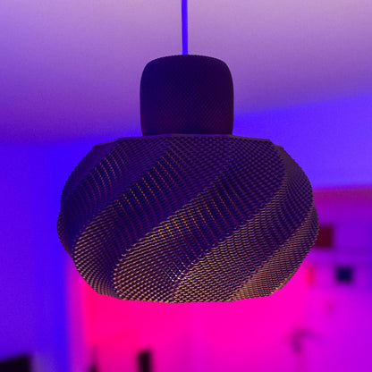 OFELIA | 3D Printed Chandelier Pendant Light, Boho Diffuser Hanging Lamp Shade, Ceiling Light