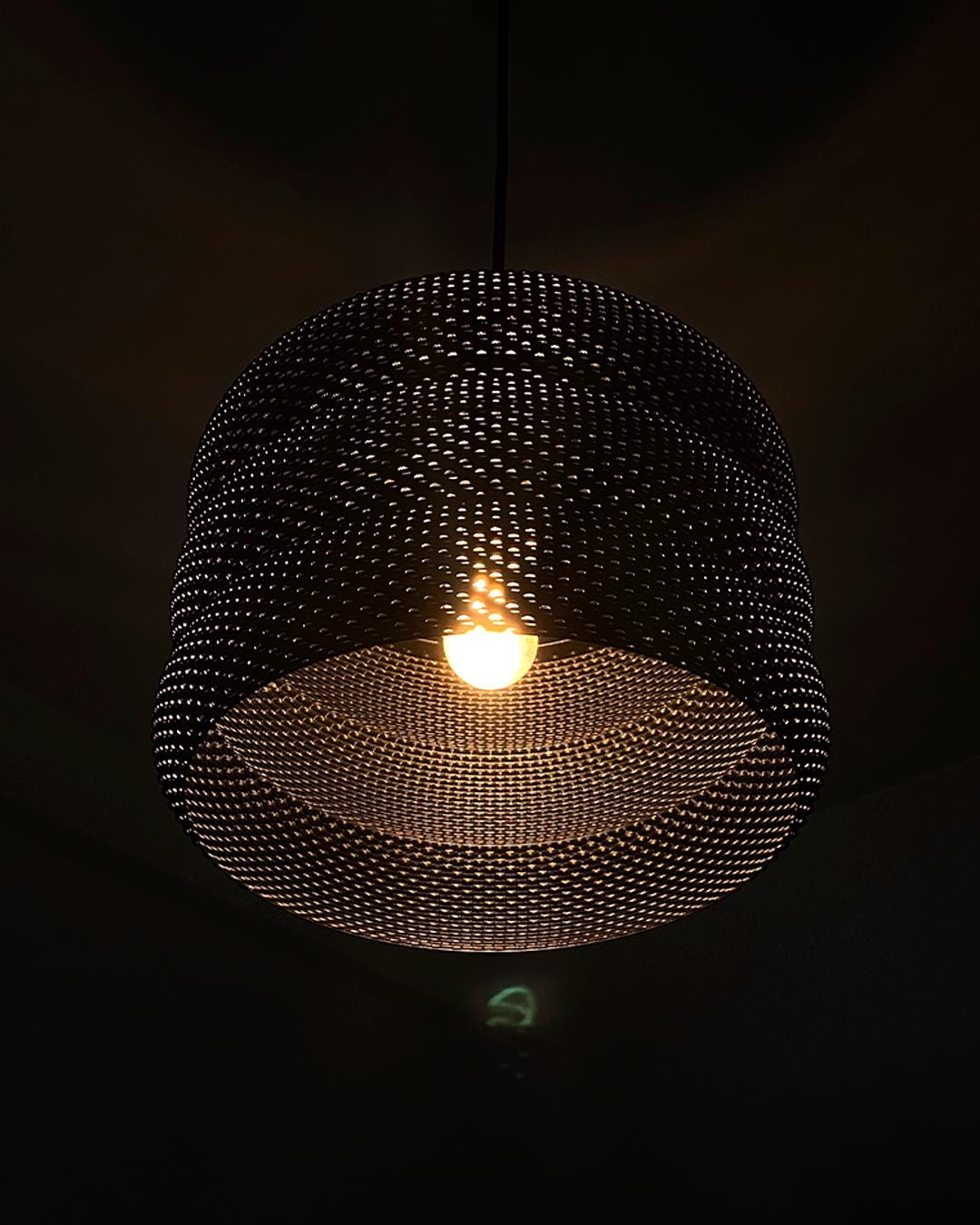 MARA | Modern Boho Pendant Light - Custom Statement Chandelier Lampshade, Choice of Size and Color
