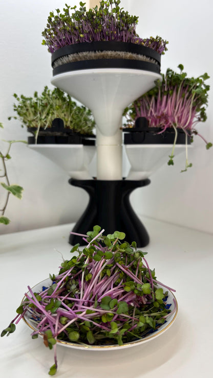 SPROUT | 3D Printed Microgreens Grow Kit, Modular Indoor Garden Tower, Kitchen Herb Growing Gift