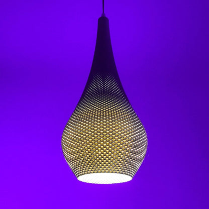 TIARA | 3D Printed Tiered Pendant Light, Geometric Boho Hanging Lamp Shade, Bedroom Ceiling Light