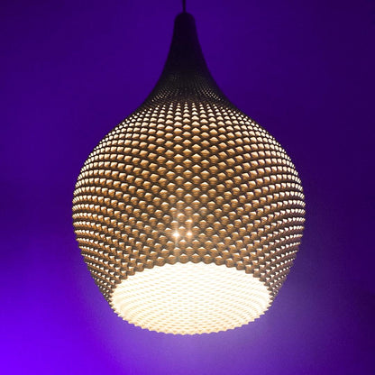 TIARA | 3D Printed Tiered Pendant Light, Geometric Boho Hanging Lamp Shade, Bedroom Ceiling Light