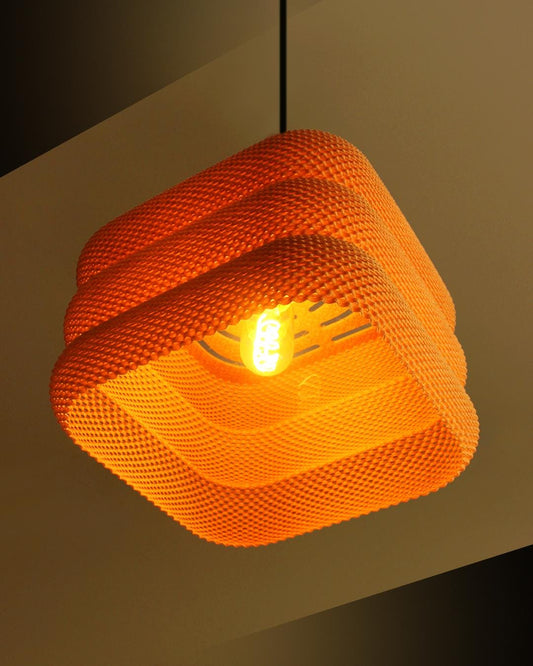 CLARA | Boho Pendant Light - Custom Hanging Lampshade, Choice of Size and Colors