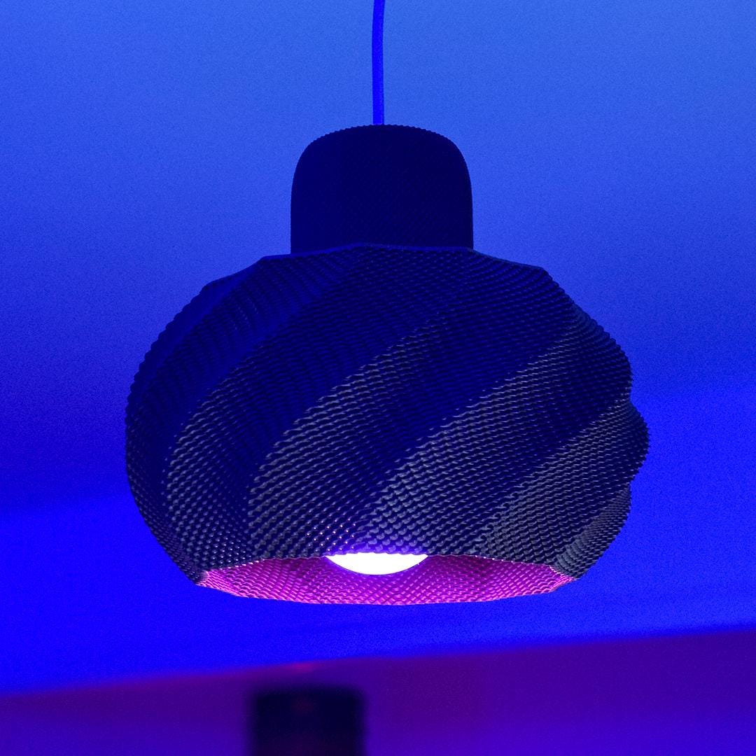 OFELIA | Modern Pendant Light - Custom Boho Chandelier Lampshade, Choice of Size and Colors