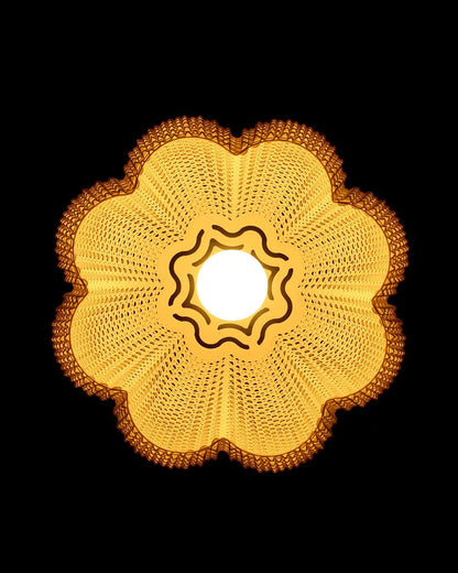 MARINA | 3D Printed Geometric Pendant Light, Boho Hanging Lamp Shade, Modern Ceiling Light