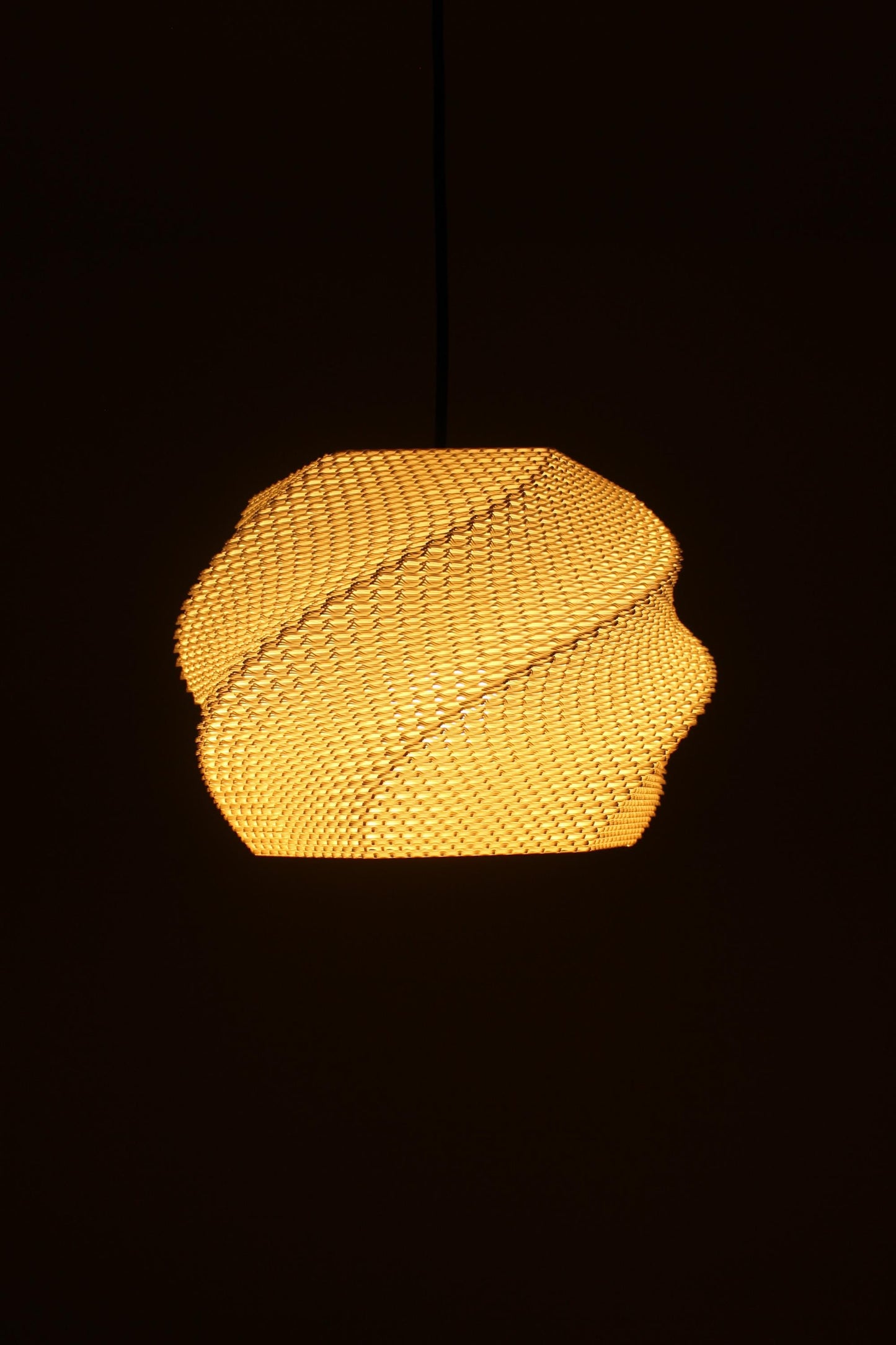 SOFIA | Boho Pendant Light Shade - Mid-Century Modern Hanging Lamp, Choice of Size and Colors