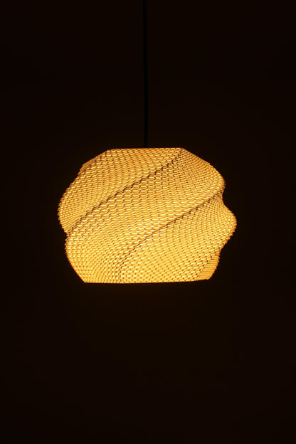 SOFIA | 3D Printed Geometric Pendant Light, Modern Boho Hanging Lamp Shade, Ceiling Light