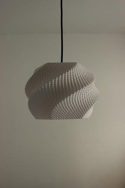 SOFIA | 3D Printed Geometric Pendant Light, Modern Boho Hanging Lamp Shade, Ceiling Light