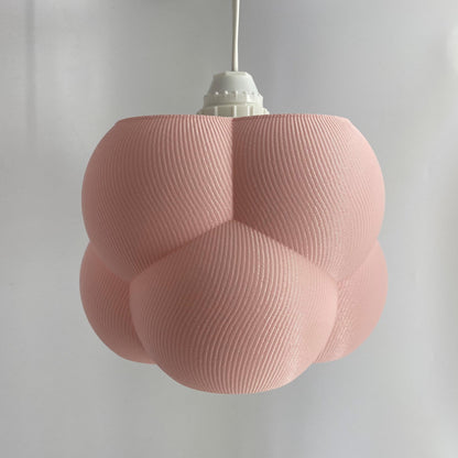 NIMBUS | 3D Printed Cloud Pendant Light, Wavy Boho Hanging Lamp Shade, Ceiling Light
