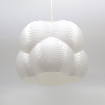 NIMBUS | 3D Printed Cloud Pendant Light, Wavy Boho Hanging Lamp Shade, Ceiling Light
