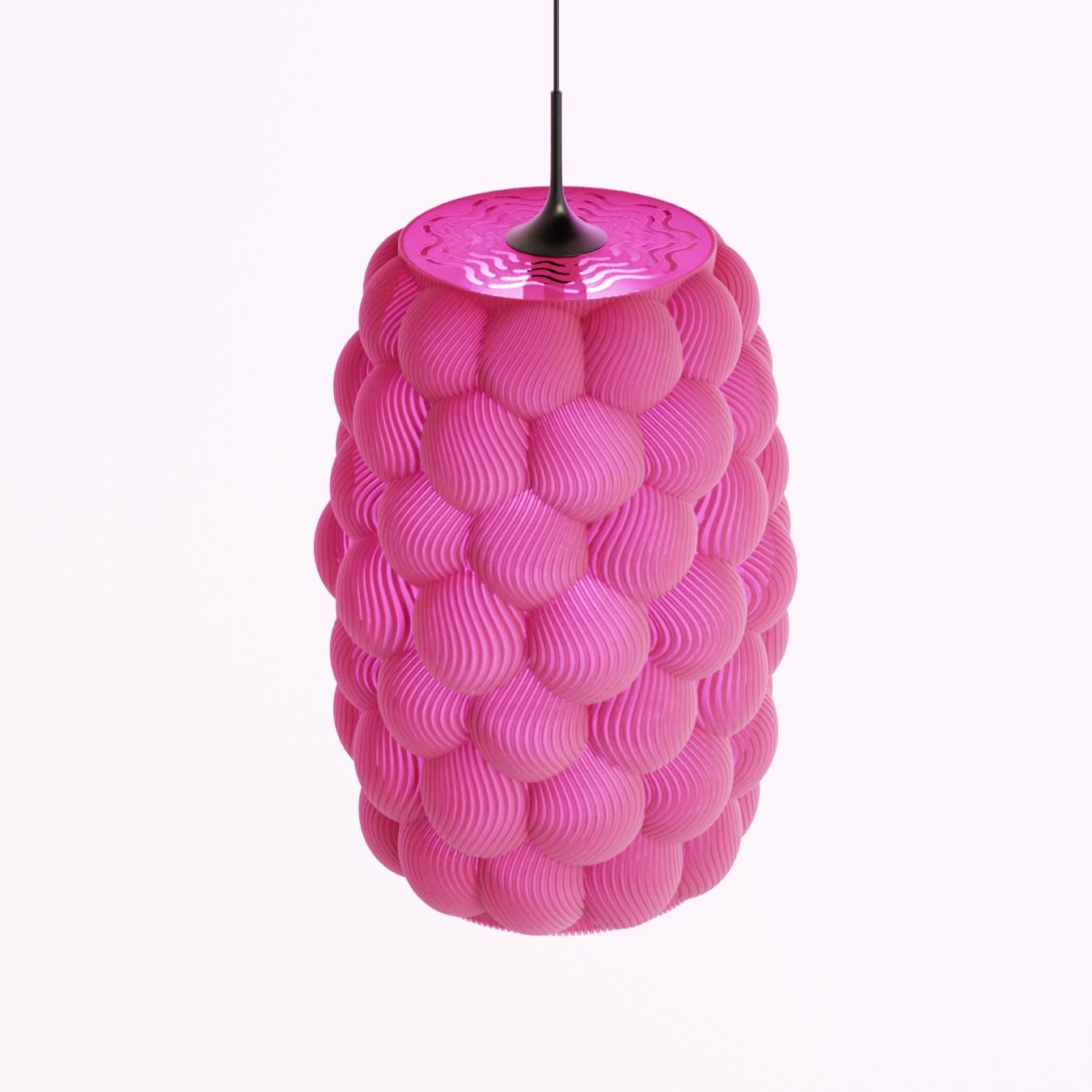 BUNCH | Modern Pendant Light - Custom Boho Chandelier Lampshade, Choice of Sizes and Colors