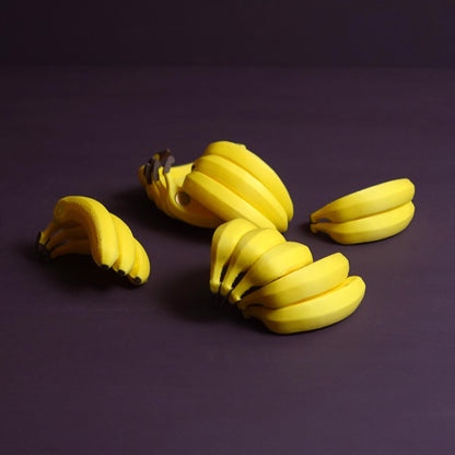 PEELZ | 3D Printed Banana Fridge Magnets, Novelty Magnet Set of 9 or 18, Funny Kitchen Gift