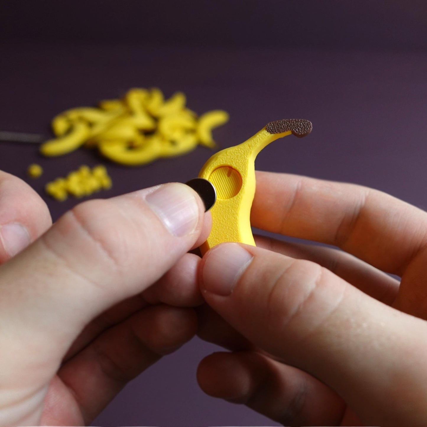 PEELZ | Banana Magnets, Personalized Fridge Magnet, Choose Half Bunch or Full Bunch