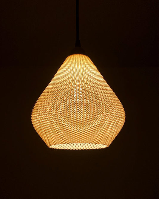 AERO | Modern Pendant Light - Custom Boho Mid Century Lampshade, Choice of Size and Color