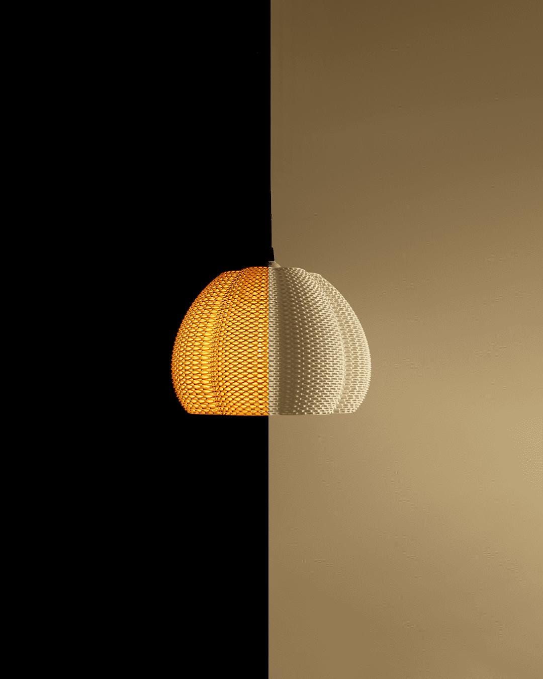 MARINA | Modern Boho Pendant Light - Custom Statement Lampshade, Choice of Size and Colors