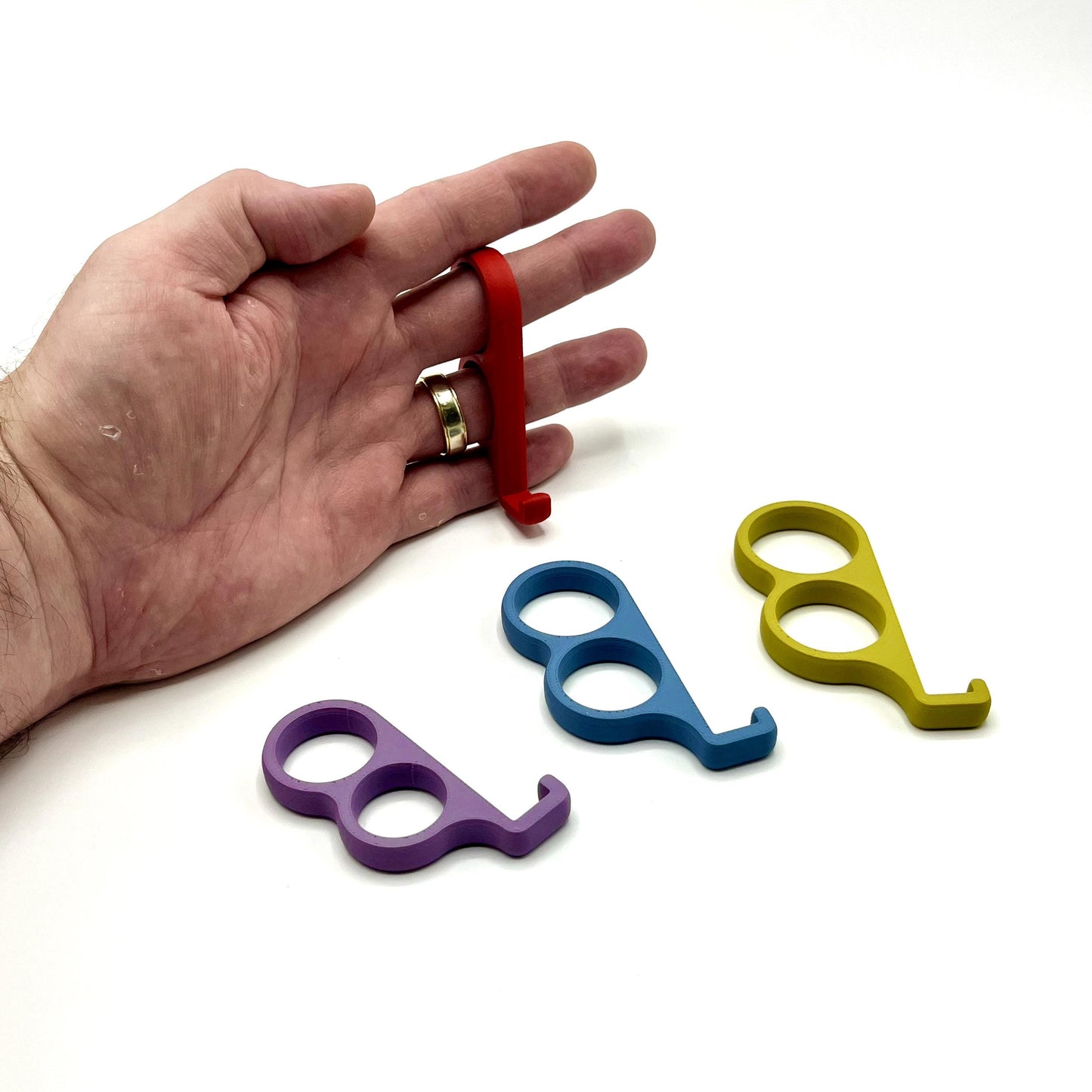 6FINGER | Phone Grip - One-Handed Texting Hook Custom Size, Choice of Sizes and Colors