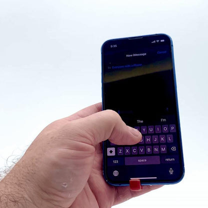 6FINGER | 3D Printed Phone Grip Finger Ring Hook, One-Handed Texting Ring, Phone Holder Gift