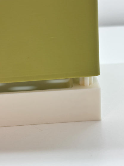 SUCDUO | 3D Printed Double Bookend Planter, Succulent Herb Desk Organizer, Plant Lover Gift