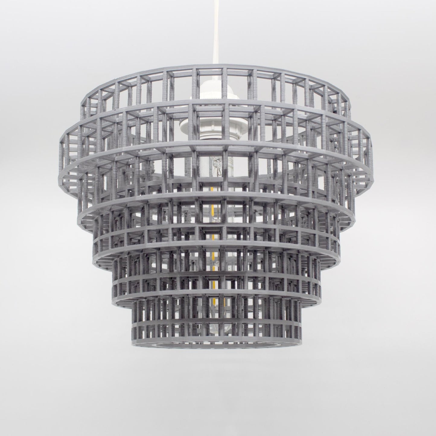 FOUNDRY | Modernist Pendant Light - Custom Statement Chandelier Lampshade, Choice of Size and Colors