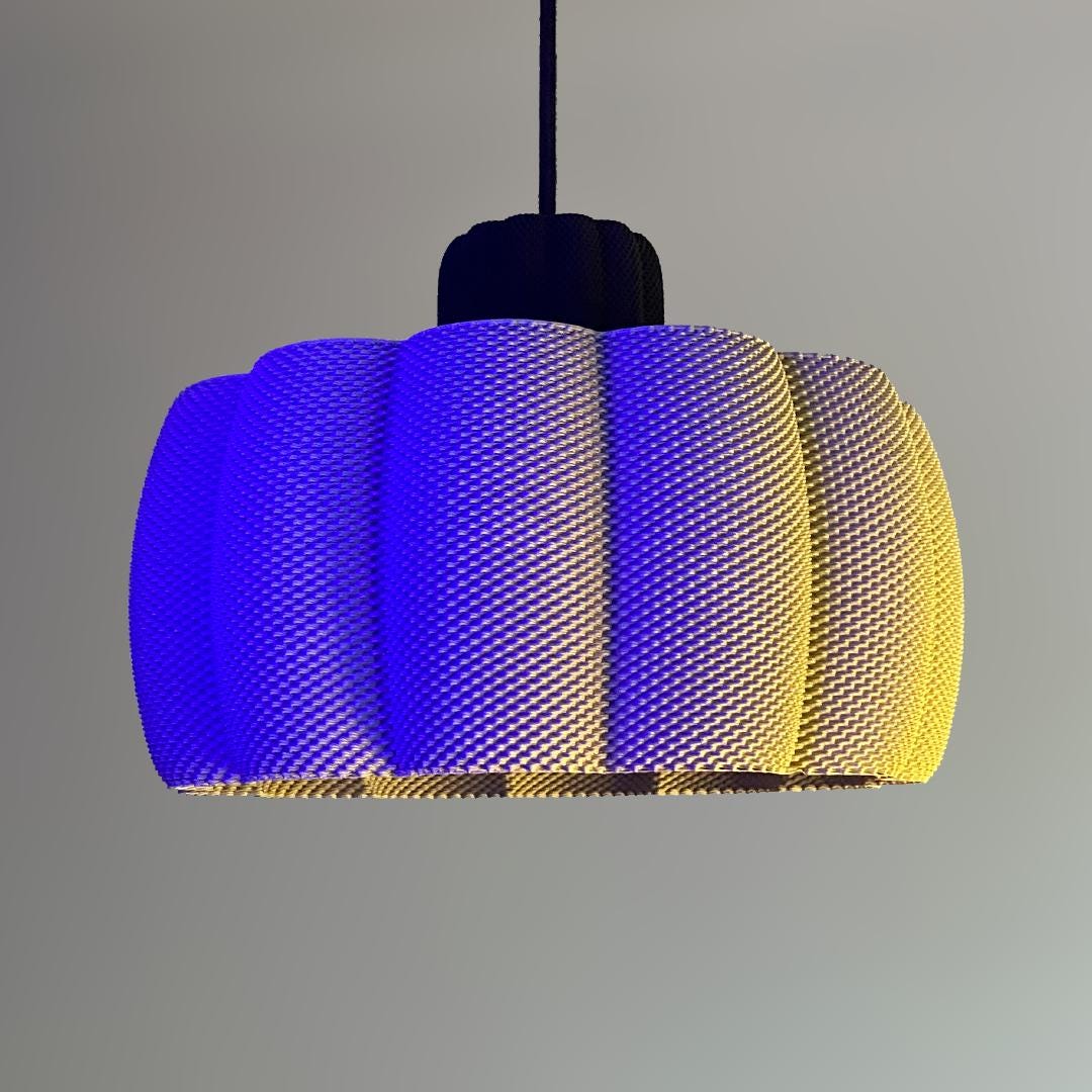 ARA | Modern Boho Pendant Light - Statement Chandelier Lampshade, Choice of Size and Colors