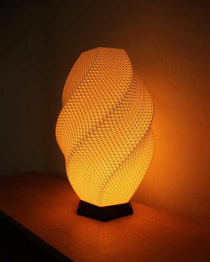 JOSEFINA | 3D Printed Spiral Chandelier, Vintage Boho Pendant Light Shade, Ceiling Light