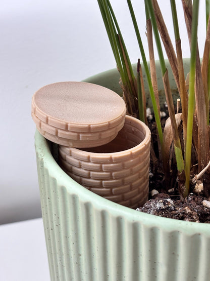 WELLIE | 3D Printed Self-Watering Plant Spike, Drip Irrigation for Houseplants, Plant Lover Gift