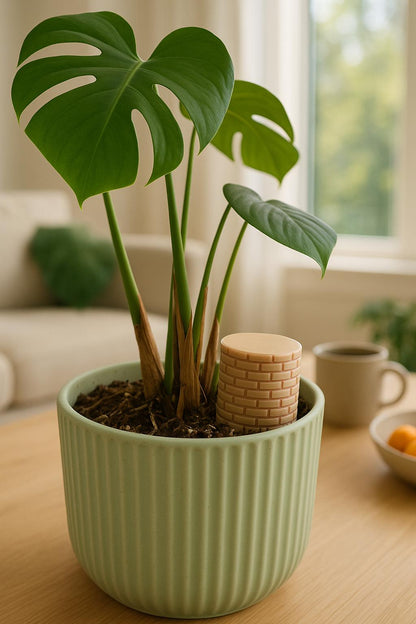 WELLIE | 3D Printed Self-Watering Plant Spike, Drip Irrigation for Houseplants, Plant Lover Gift